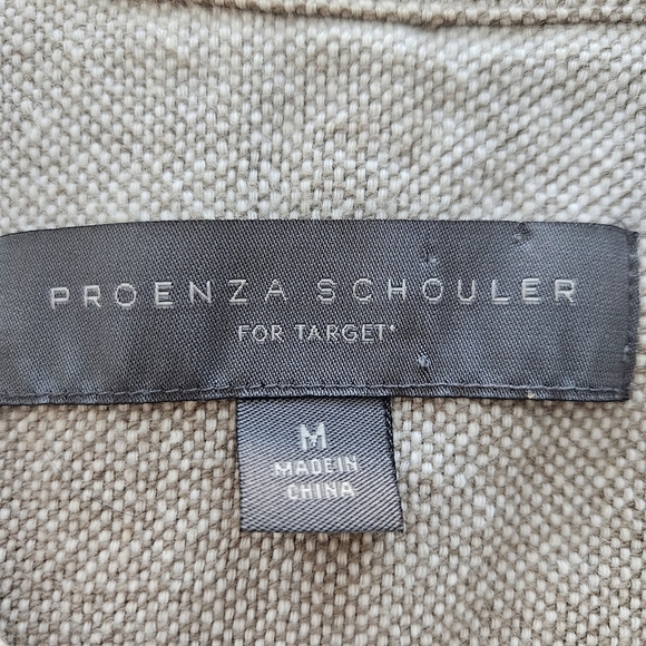 Proenza Schouler for Target Patch Elbow Linen Jacket Sz Medium - Picture 12 of 13